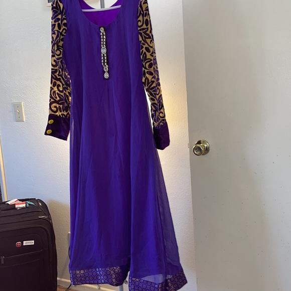 Pakistani long dress+dopatta - Picture 8 of 13